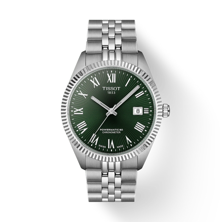 Tissot Ballade 39mm COSC Certified Automatic Green Dial Stainless Steel Watch
