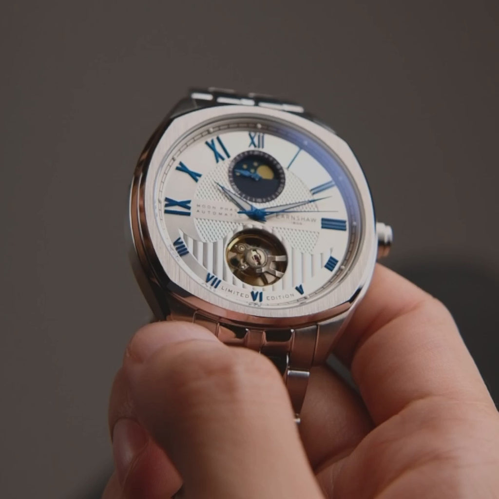 Earnshaw Peel Mechanical Automatic Silver Sky