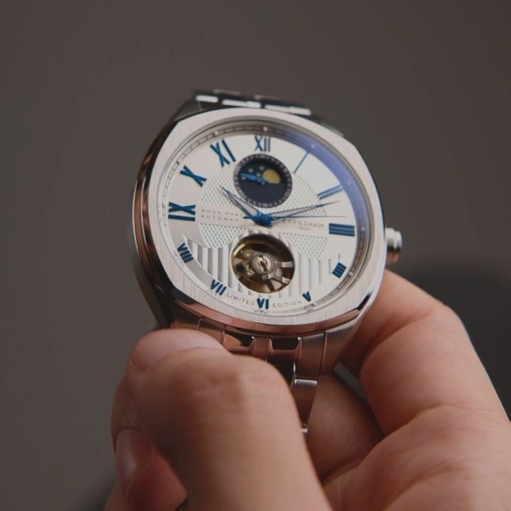 Earnshaw Peel Mechanical Automatic Silver Sky