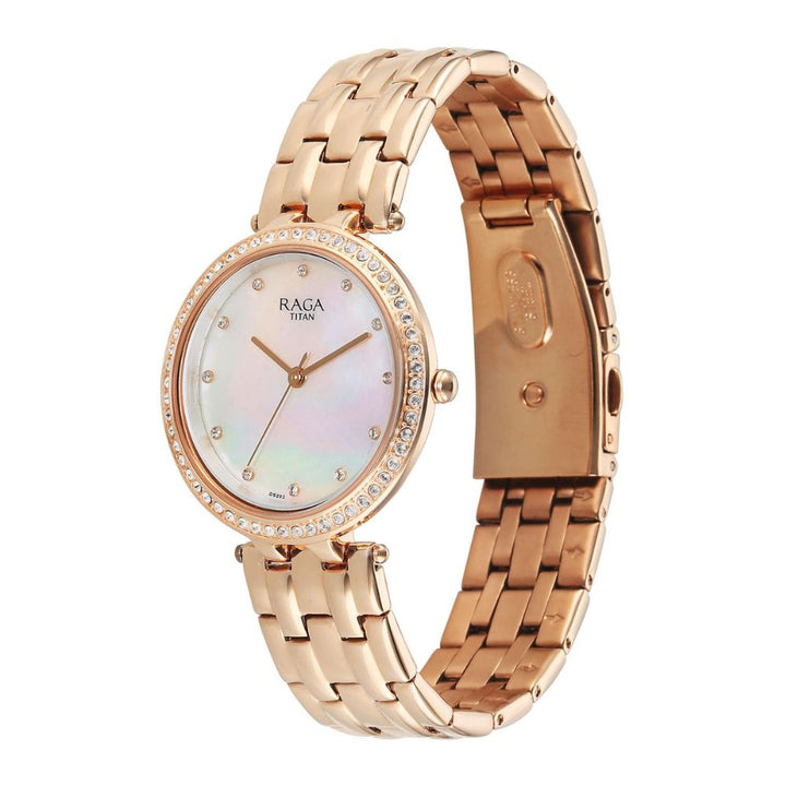 Titan 2793WM02 Rose Gold Dial Women&