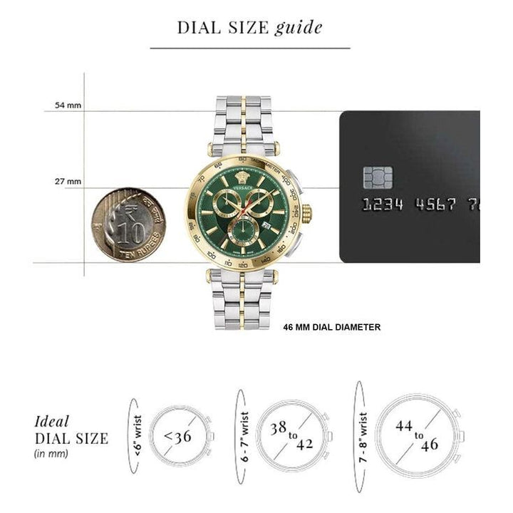 VERSACE Chronograph Watch for Men ‌ VE6CA0523