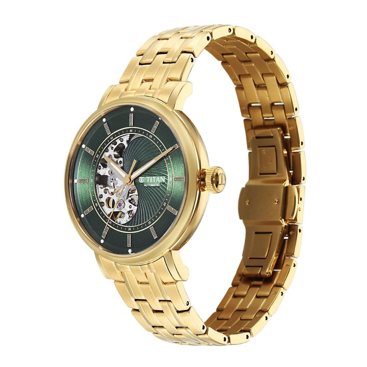 Titan 90222YM01 Silver Dial Men&
