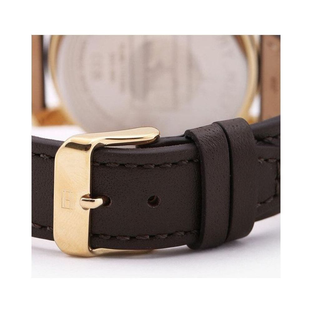 TOMMY HILFIGER Analogue Watch with Leather Strap TH1791751W / NETH1791751