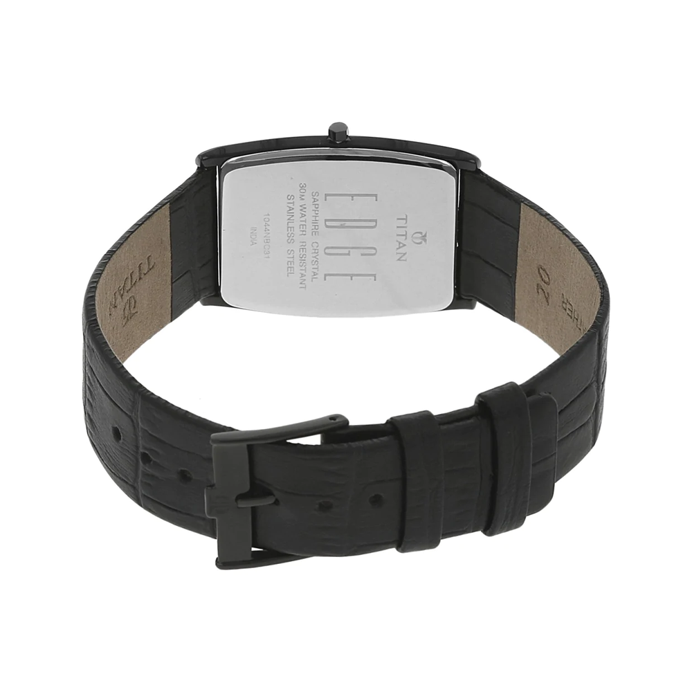 Titan Edge Analog Black Dial Men's Watch-NN1044NL01