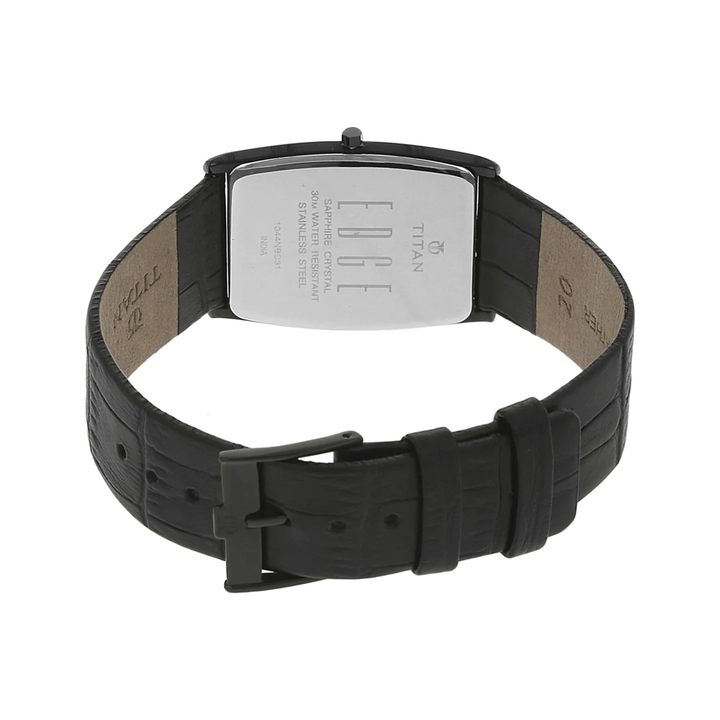 Titan Edge Analog Black Dial Men's Watch-NN1044NL01