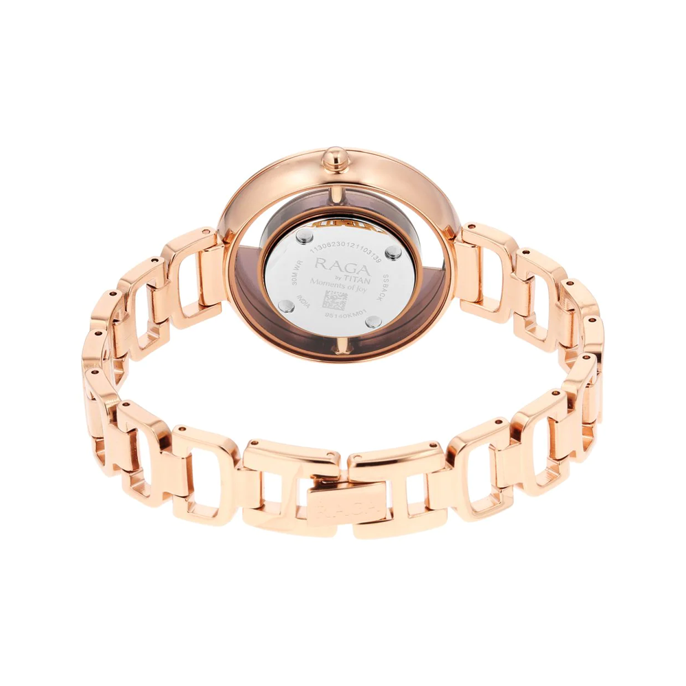 Titan 95162KM01 Purple Unending Beauty Analog Watch For Women