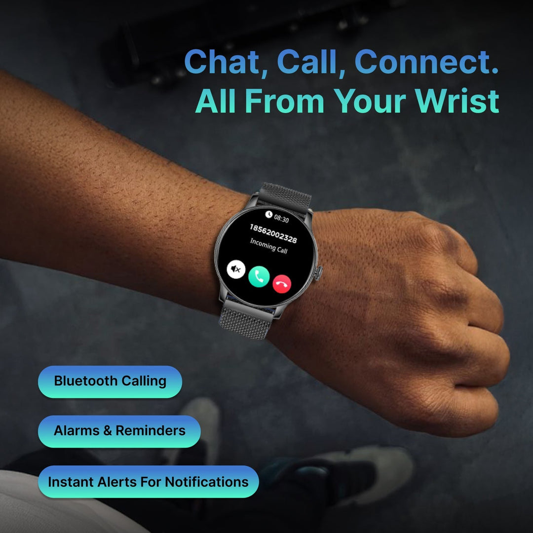 Timex iConnect Pro 1.38"(3.50 cm) Display with Functional Crown and BT Calling Smartwatch For Unisex - TWIXW1203T