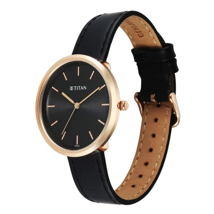Titan 2784WL02 Black Dial Women&