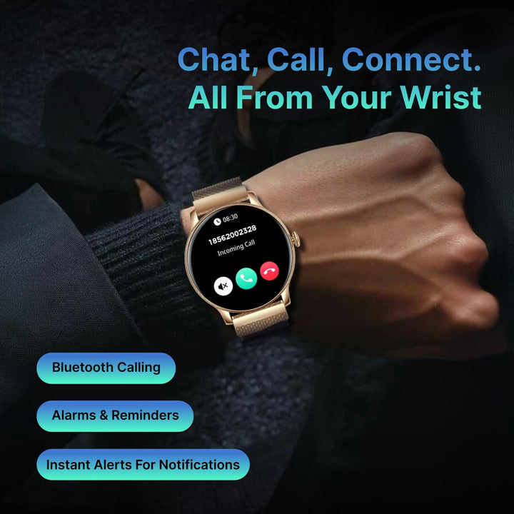 Timex iConnect Pro 1.38"(3.50 cm) Display with Functional Crown and BT Calling Smartwatch For Unisex - TWIXW1204T