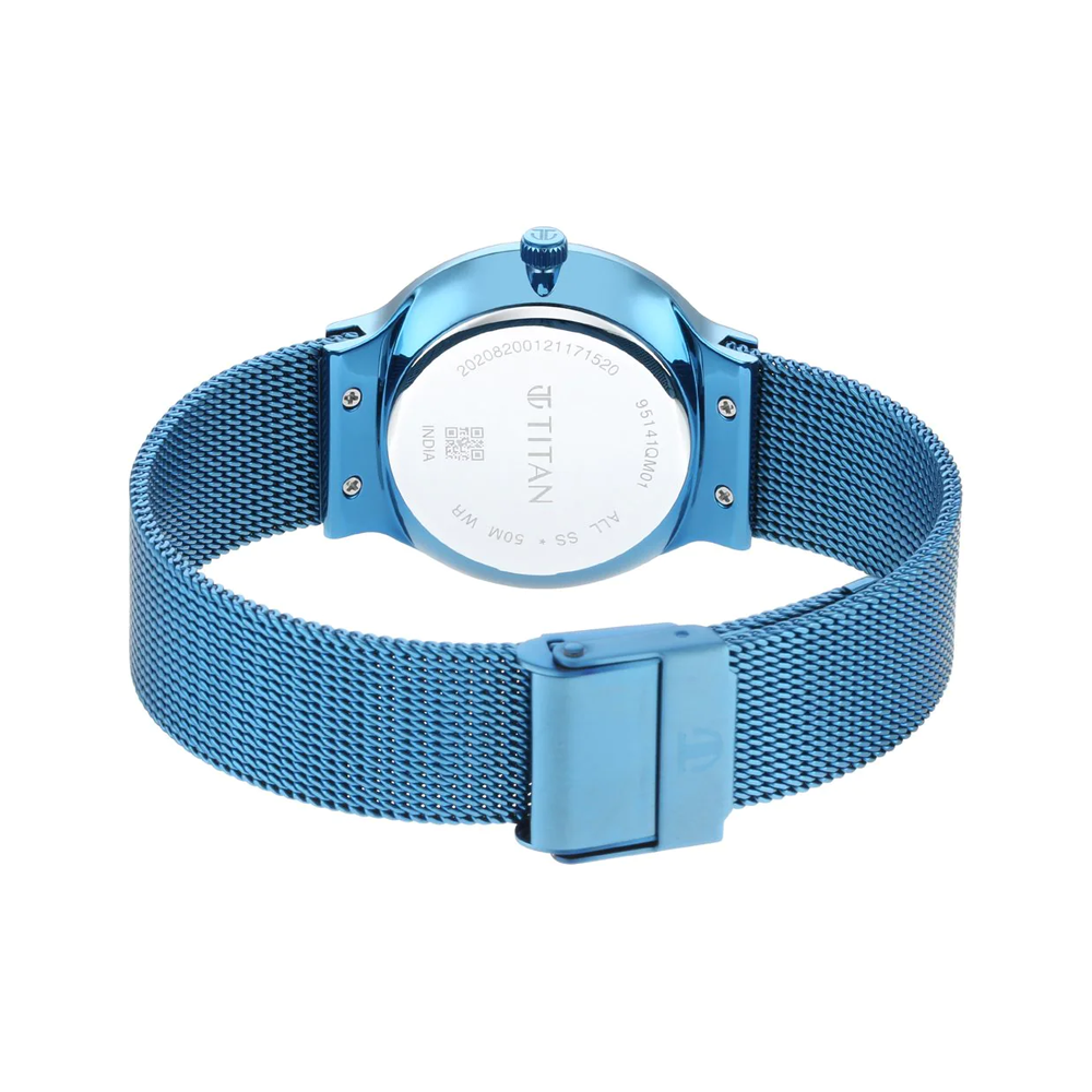 Titan 95162QM01 Purple Unending Beauty Analog Watch For Women