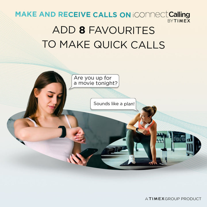 Timex iConnect Calling Smartwatch|1.83" (4.64 cm) TFT Display with 240x284 Pixel Resolution|Single Sync Bluetooth Calling|AI Voice Assist|100+ Sports Modes|200+ Watchfaces|Upto 7 Days Battery (Normal Usage) - TWIXW202T