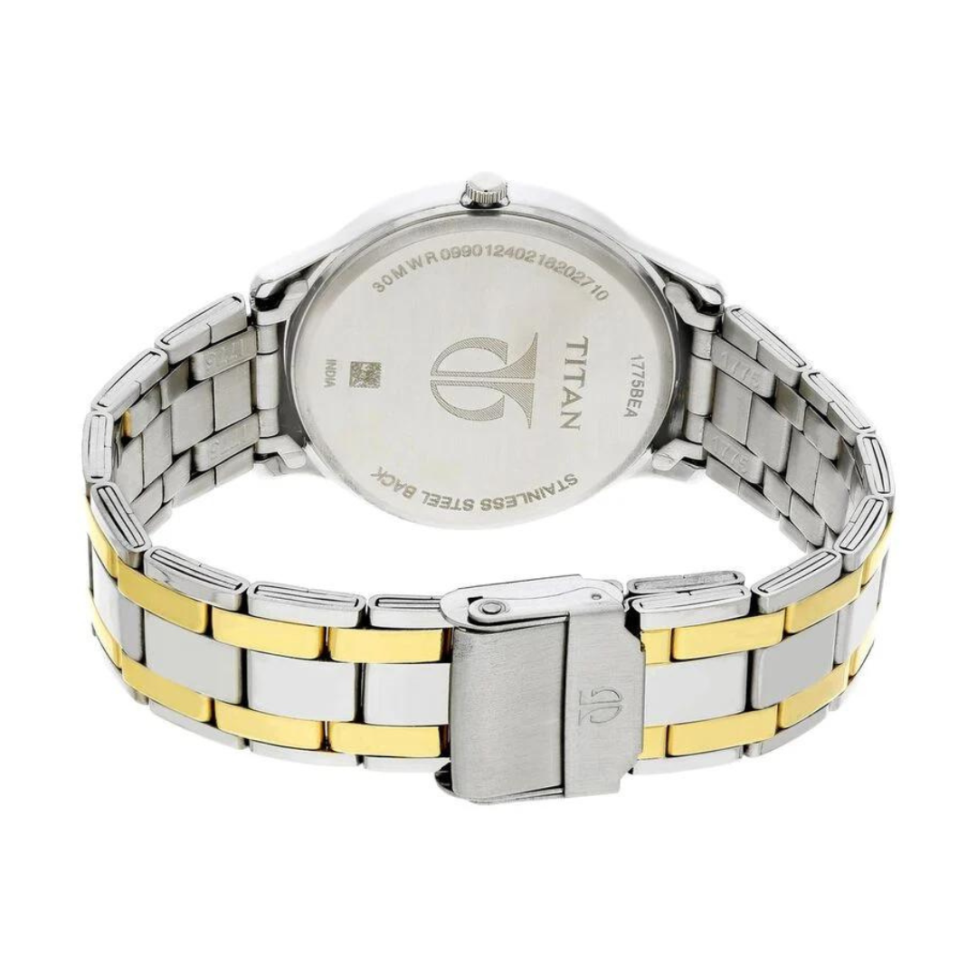 Titan Analog with Date Dial Stainless Steel Strap watch for Men 1775BM01 (DH371)