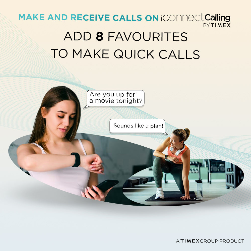 Timex IConnect Calling Smartwatch|1.83" TFT Display With 240x284 Pixel Resolution|Single Sync Bluetooth Calling|AI Voice Assist|100+ Sports Modes|200+ Watchfaces|Upto 7 Days Battery (Normal Usage) - TWIXW205T