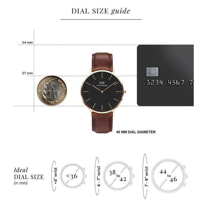 DANIEL WELLINGTON Classic Analog Watch for Men DW00100125