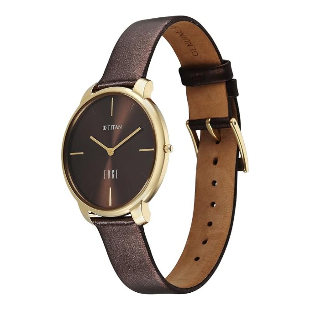Titan Velora 2654QL02 Brown Dial Women&