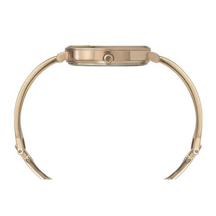 Timex Fashion Women's Silver Dial Round Case 3 Hands Function Watch -TWEL12817