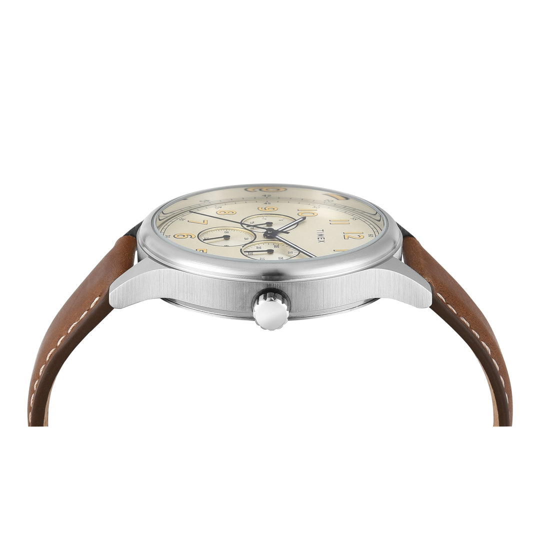 TIMEX Men Champagne Round Dial Analog Watch - TWEG184SMU19