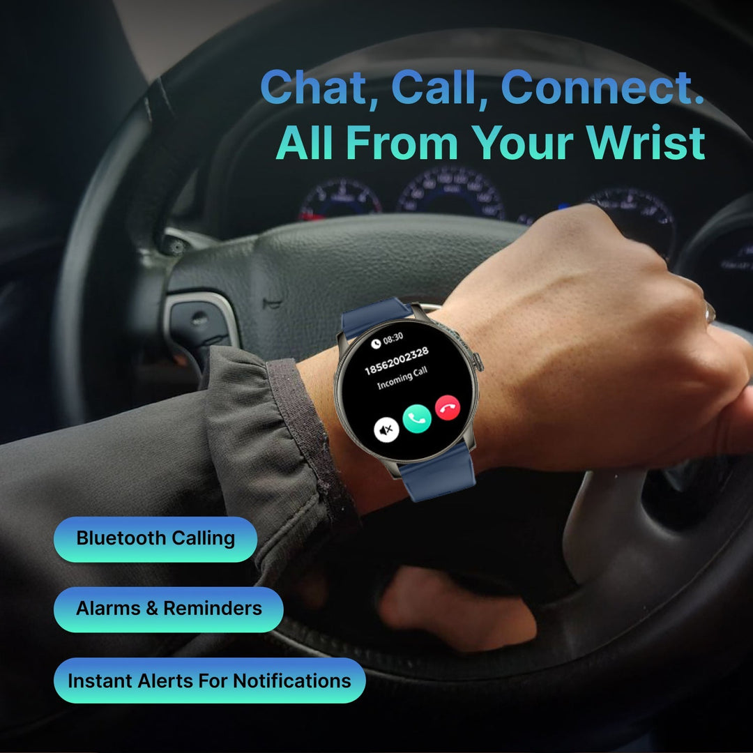 Timex iConnect Pro 1.38"(3.50 cm) Display with Functional Crown and BT Calling Smartwatch For Unisex - TWIXW1202T