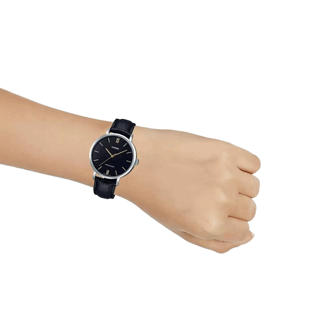 Casio Enticer Black Dial Women's Watch -A1626