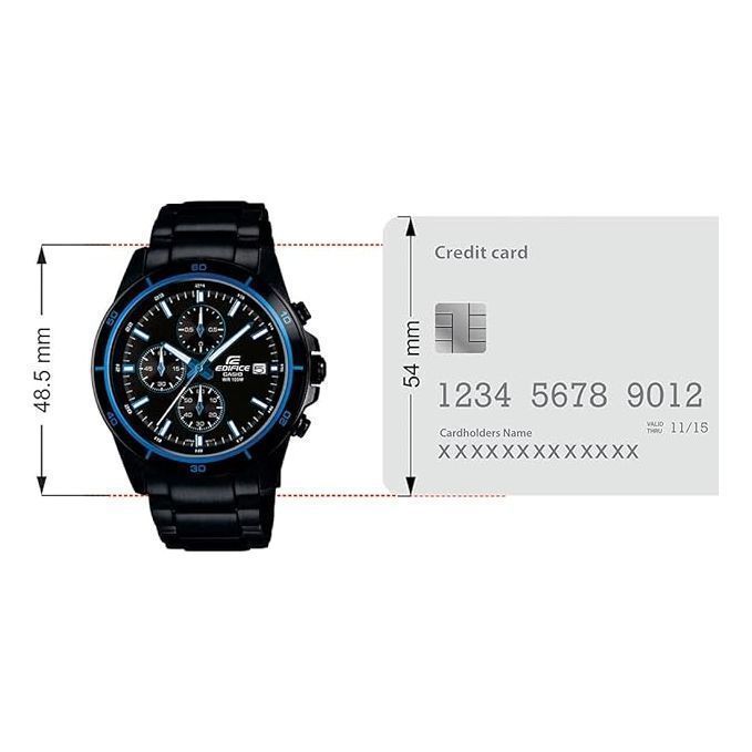 Casio Edifice Chronograph Black Dial Men's Watch (EFR-526BK-1A2VUDF)