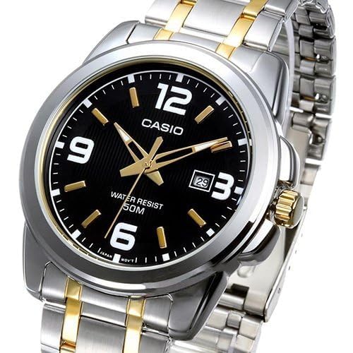 Casio Enticer Men's Analog Black Dial Watch (MTP-1314SG-1AVDF)