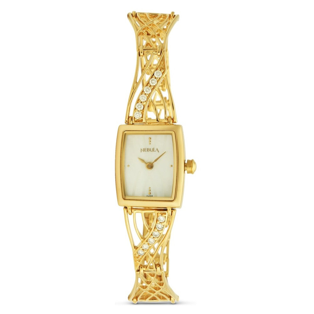 18K Gold Analog Watch