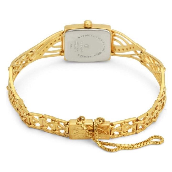 18K Gold Analog Watch