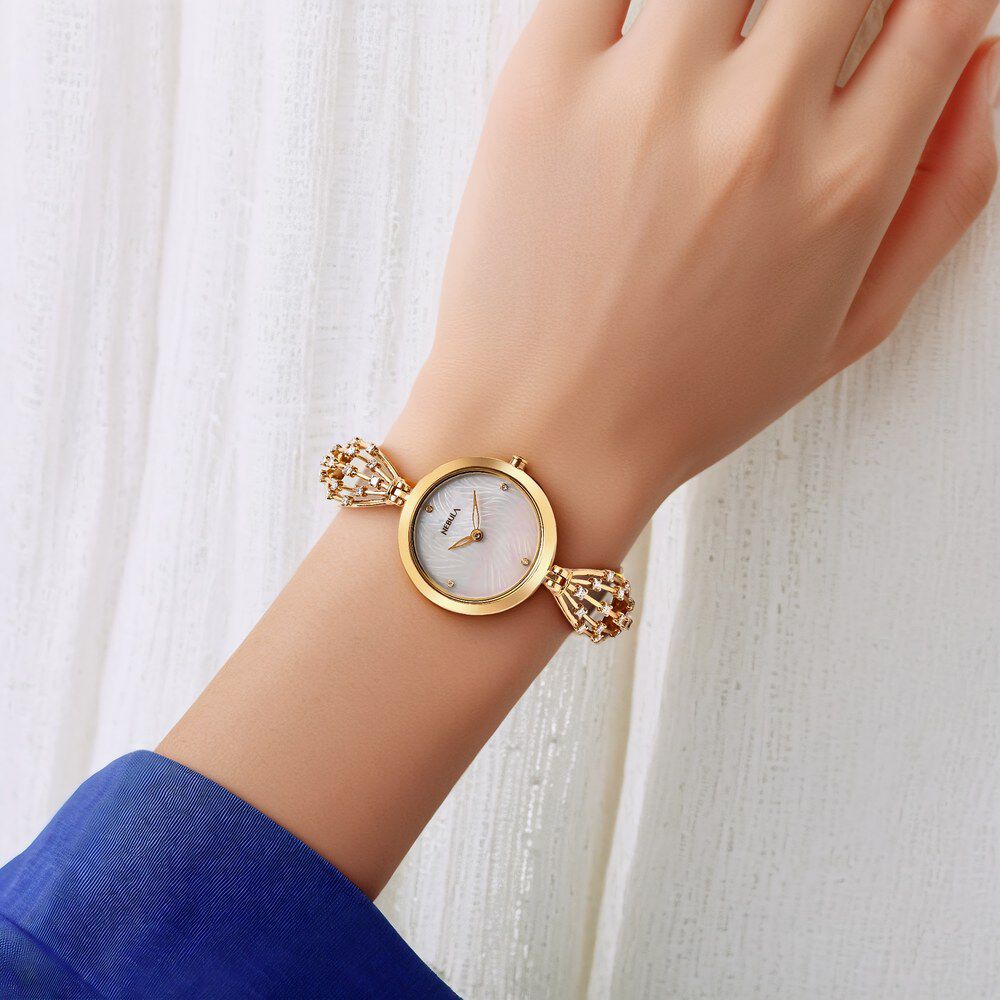 18K Gold Analog Watch for Women