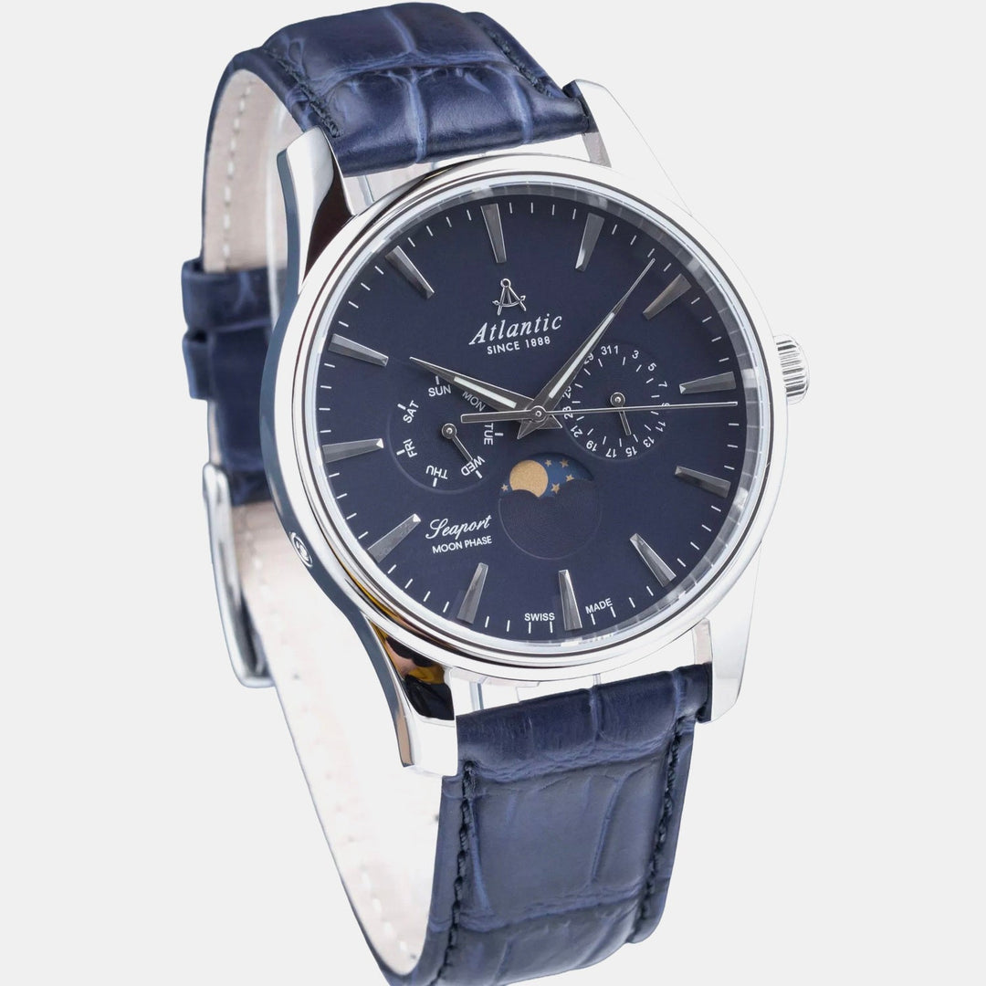 Atlantic 56550.41.51 Blue Dial Men&