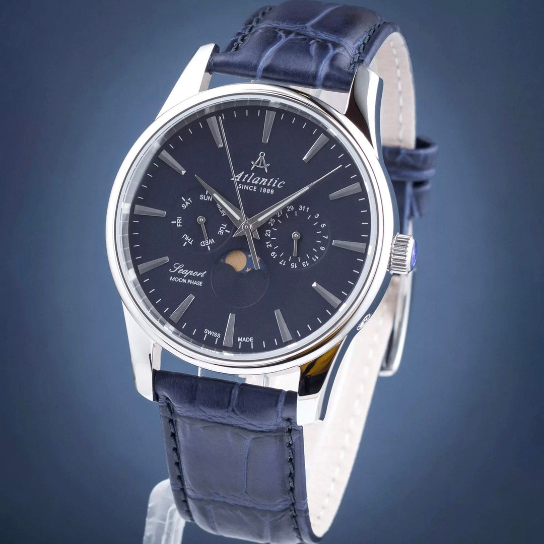 Atlantic 56550.41.51 Blue Dial Men&