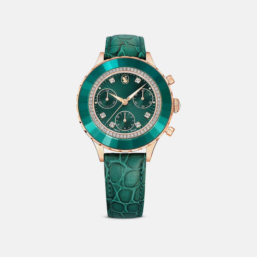 Swarovski 5672931 Green Dial Women&