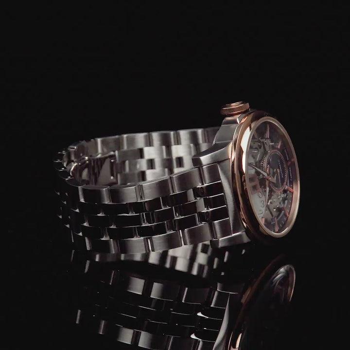 Earnshaw Hansom Grande Date 24 Hour Display Automatic Imperial Blue