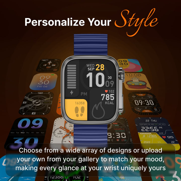 Timex iConnect Edge 1.83"(4.64 cm) Display with Functional Crown and BT Calling Smartwatch For Unisex - TWIXW703T