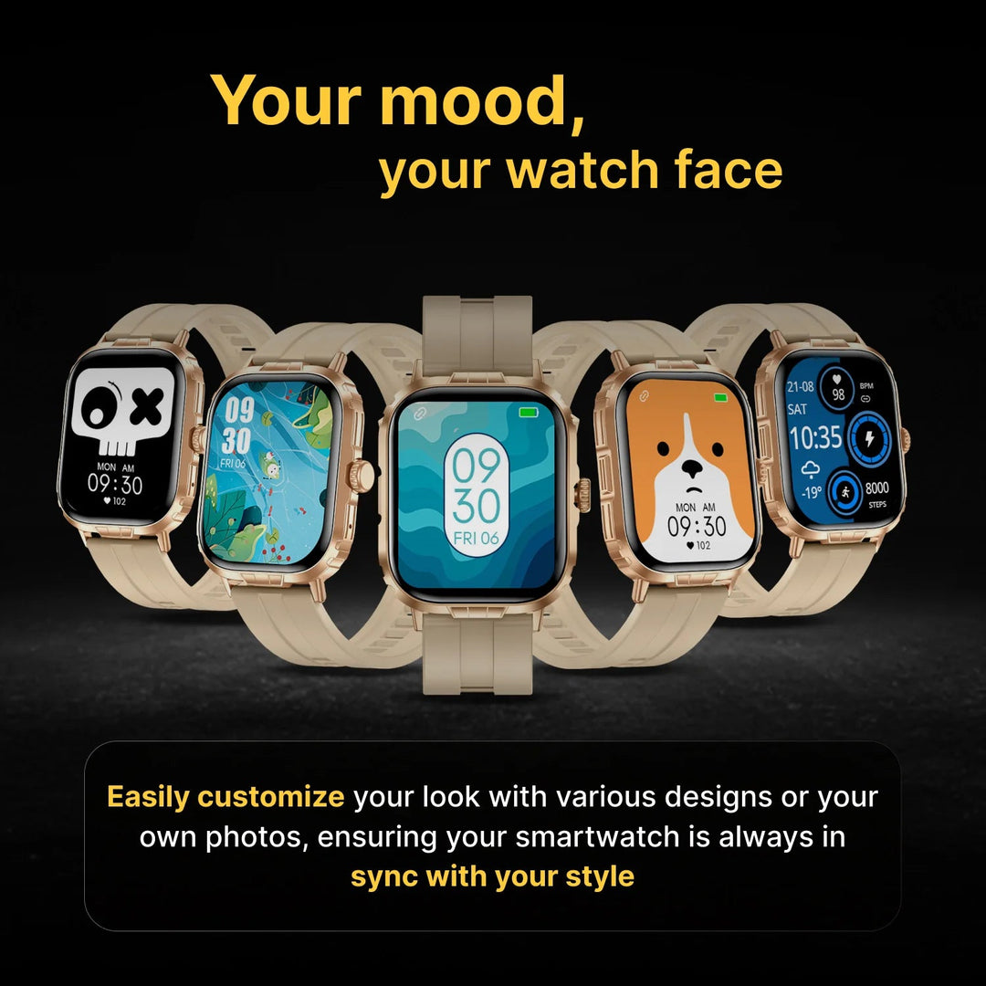 Timex iConnect Go+ 1.83"(4.64 cm) Display with Metallic Body and BT Calling Smartwatch For Unisex - TWIXW1001T