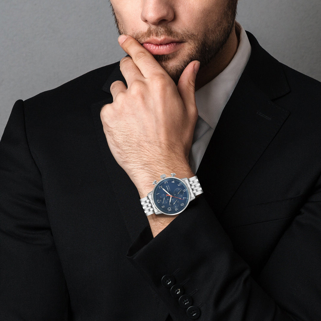 TIMEX Men Blue Round Dial Analog Watch - TWEG25403