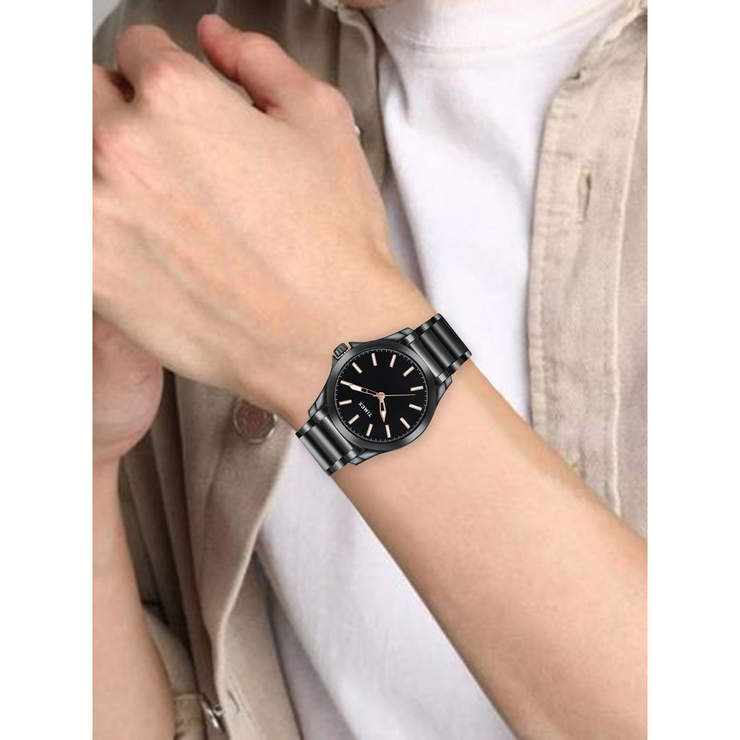 TIMEX Men Black Round Dial Analog Watch - TWTG58SMU04