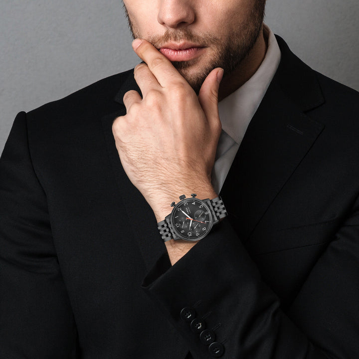 TIMEX Men Black Round Dial Analog Watch - TWEG25405