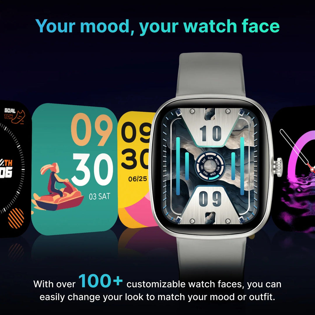 Timex iConnect Calling Ace 1.83"(4.64 cm) Display with Functional Crown and BT Calling Smartwatch For Unisex - TWIXW1102T