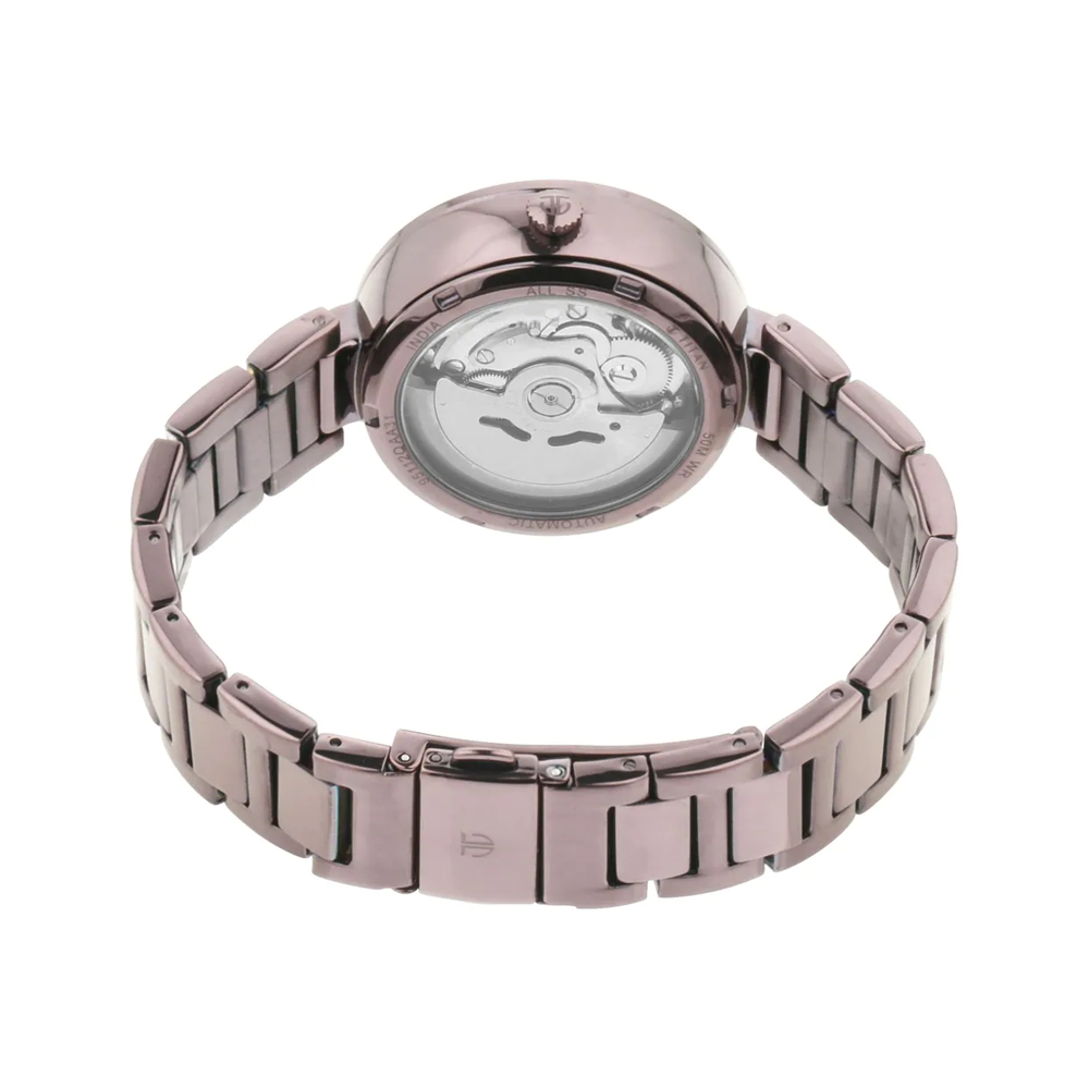 Titan NN95112QM01 Purple Self Expression Analog Watch For Women