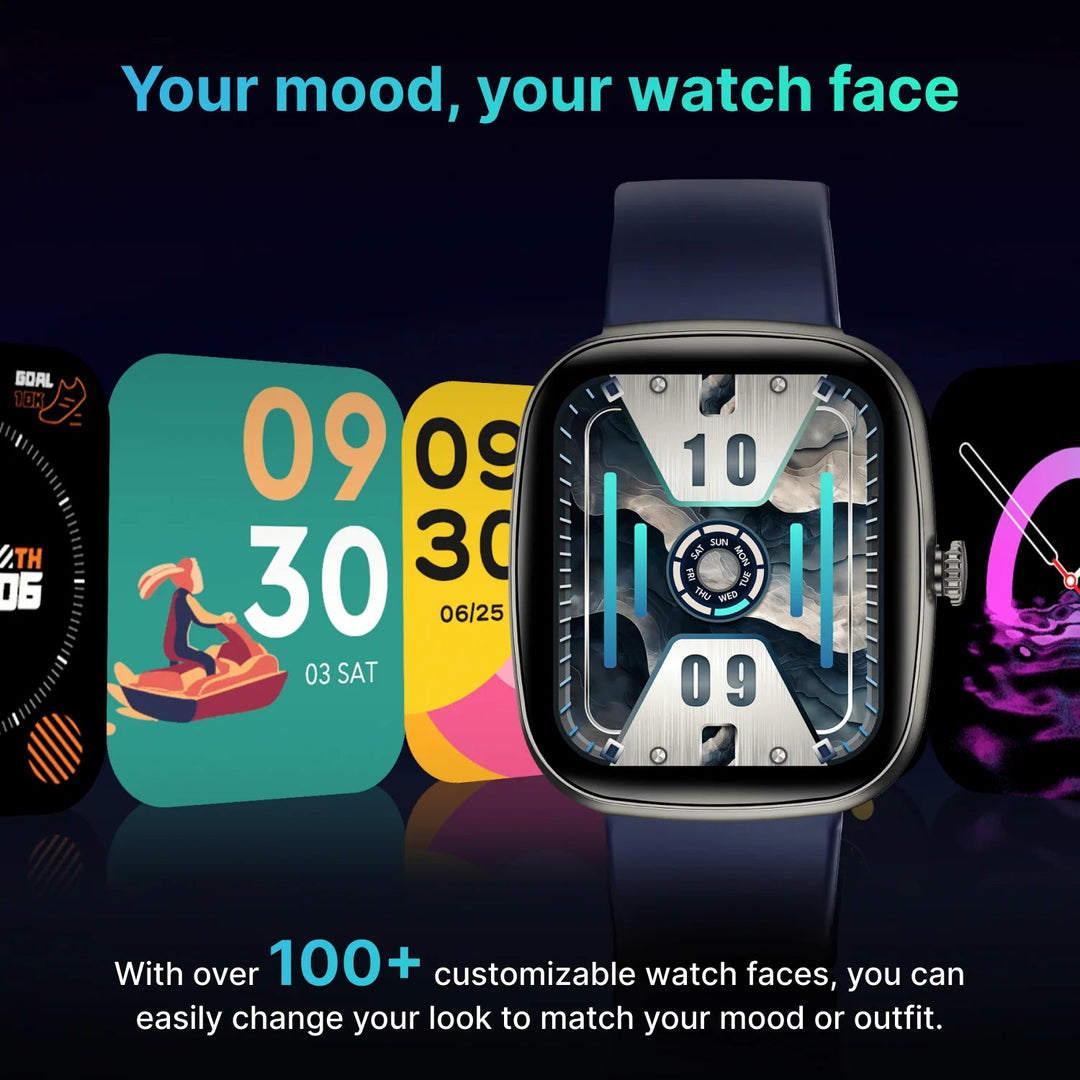 Timex iConnect Calling Ace 1.83"(4.64 cm) Display with Functional Crown and BT Calling Smartwatch For Unisex - TWIXW1103T