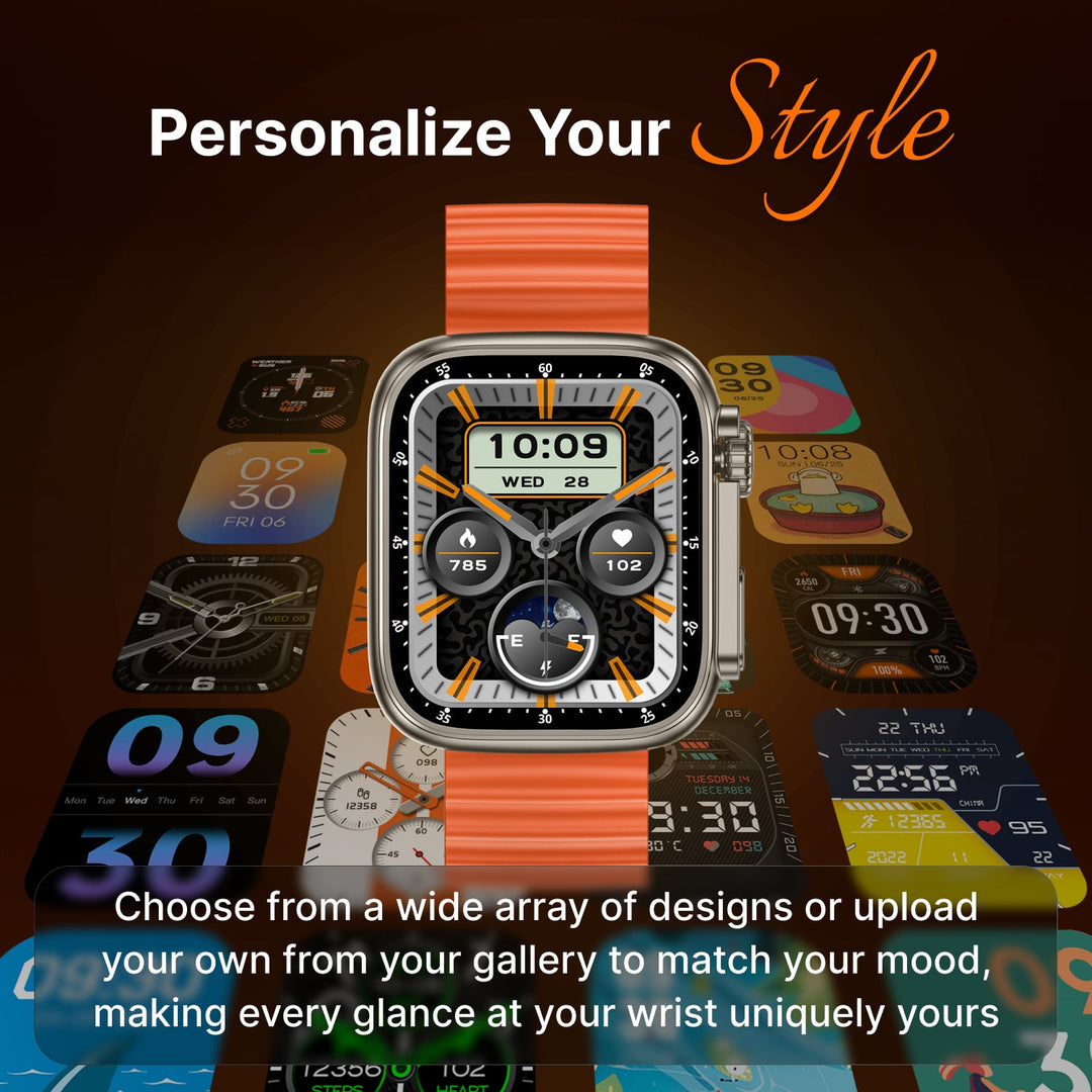 Timex iConnect Edge 1.83"(4.64 cm) Display with Functional Crown and BT Calling Smartwatch For Unisex - TWIXW701T