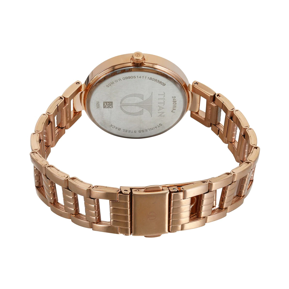 Titan Sparkle Purple Dial Analog Watch For Women NP2480WM02