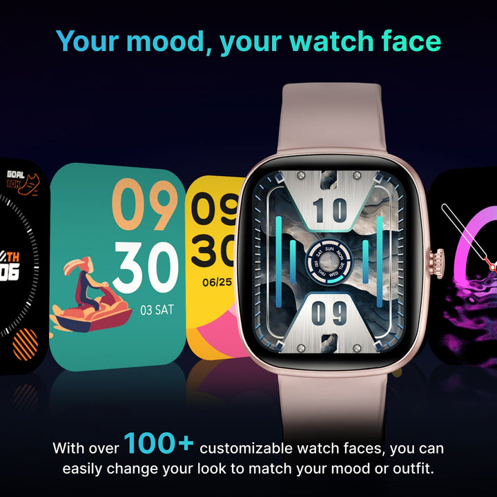 Timex iConnect Calling Ace 1.83"(4.64 cm) Display with Functional Crown and BT Calling Smartwatch For Unisex - TWIXW1101T