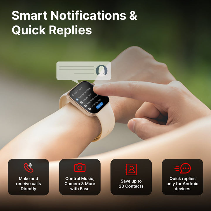 iConnect by Timex Navigator 1.83"(4.6cm) Display with Turn By Turn Navigation & BT Calling Smartwatch For Unisex - TWIXW903T