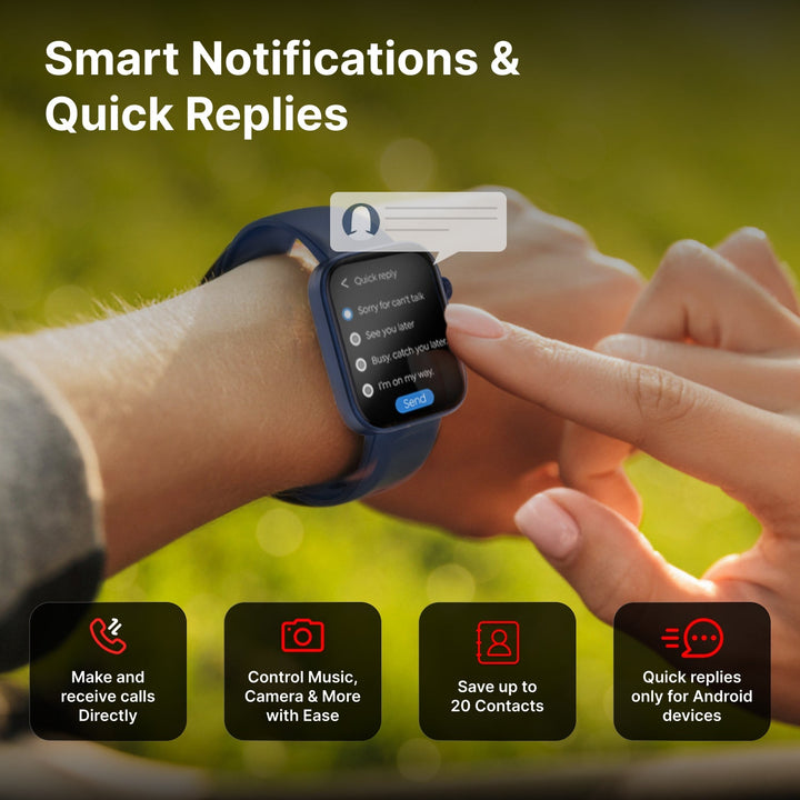 IConnect By Timex Navigator 1.83"(4.6cm) Display With Turn By Turn Navigation & BT Calling Smartwatch For Unisex - TWIXW902T