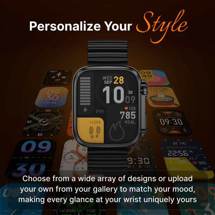 Timex iConnect Edge 1.83"(4.64 cm) Display with Functional Crown and BT Calling Smartwatch For Unisex - TWIXW700T