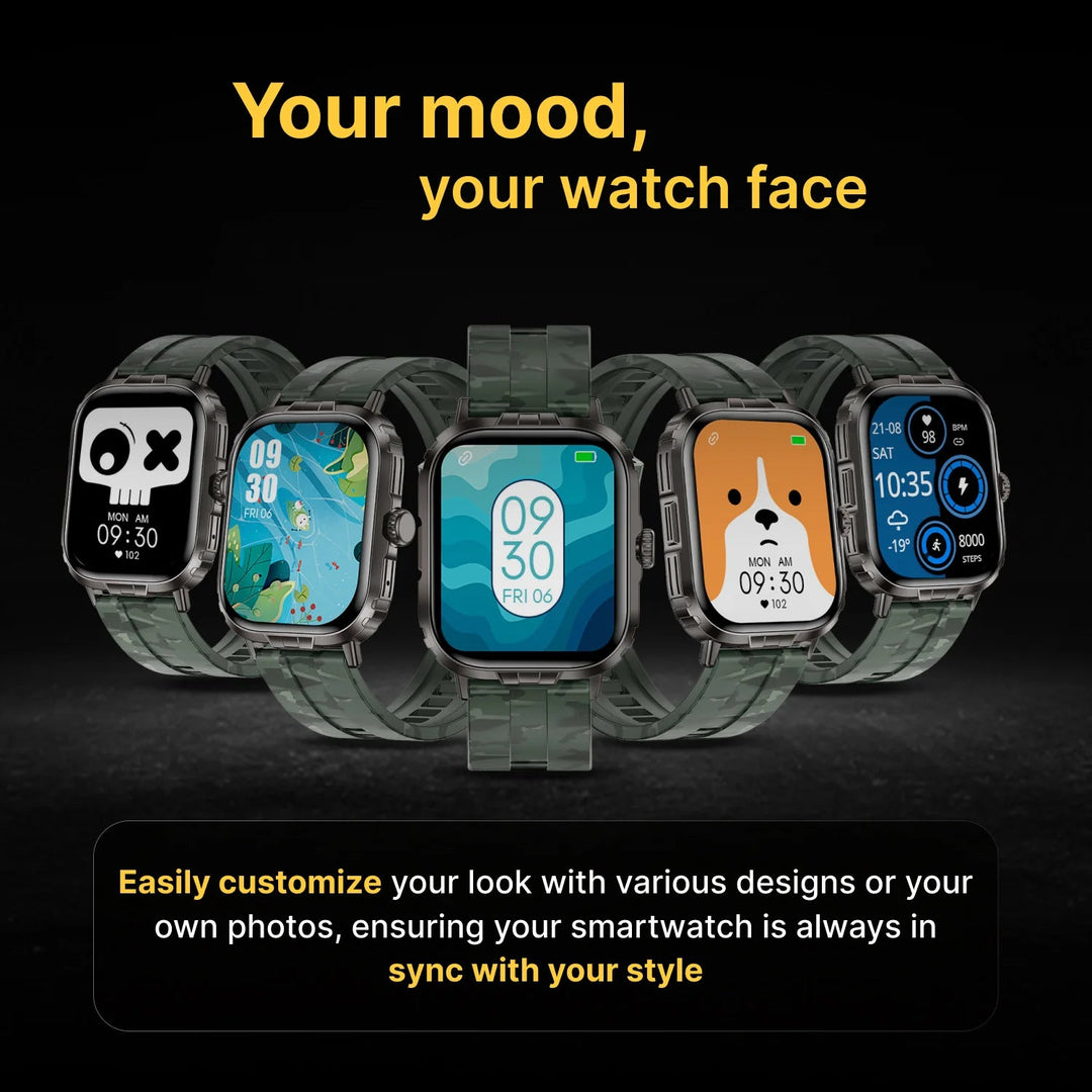 Timex iConnect Go+ 1.83"(4.64 cm) Display with Metallic Body and BT Calling Smartwatch For Unisex - TWIXW1003T