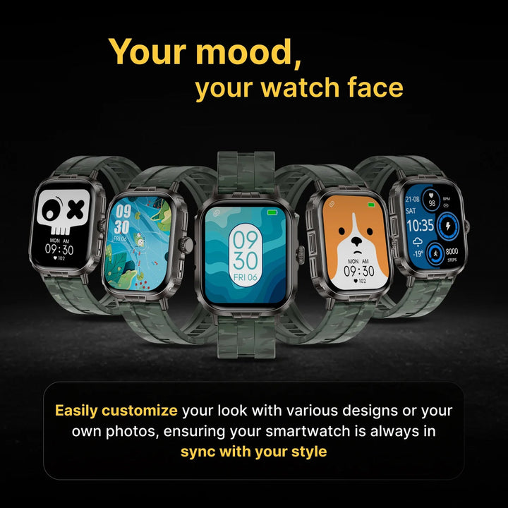 Timex iConnect Go+ 1.83"(4.64 cm) Display with Metallic Body and BT Calling Smartwatch For Unisex - TWIXW1003T