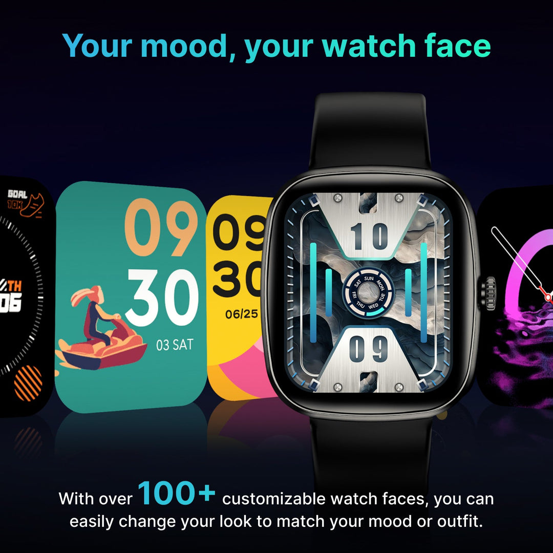 Timex iConnect Calling Ace 1.83"(4.64 cm) Display with Functional Crown and BT Calling Smartwatch For Unisex - TWIXW1100T