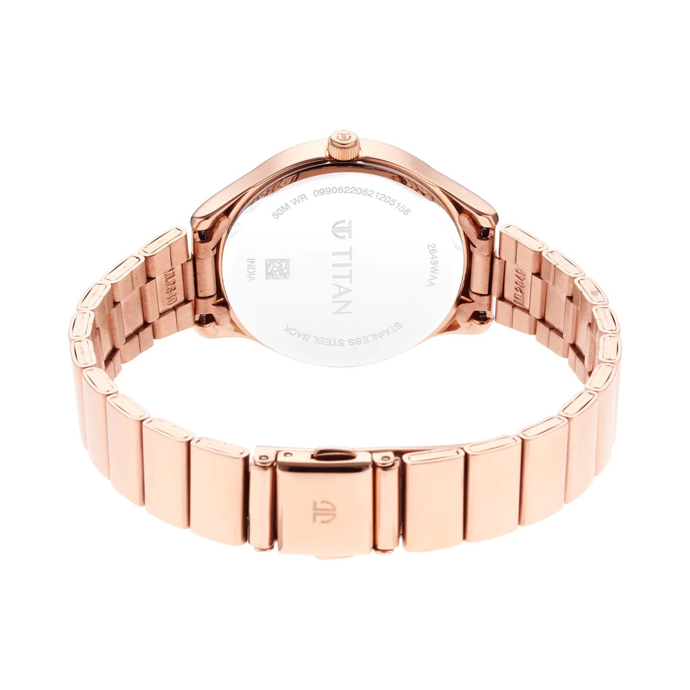 TITAN Workwear Silver Dial Women's Watch NP2649WM01